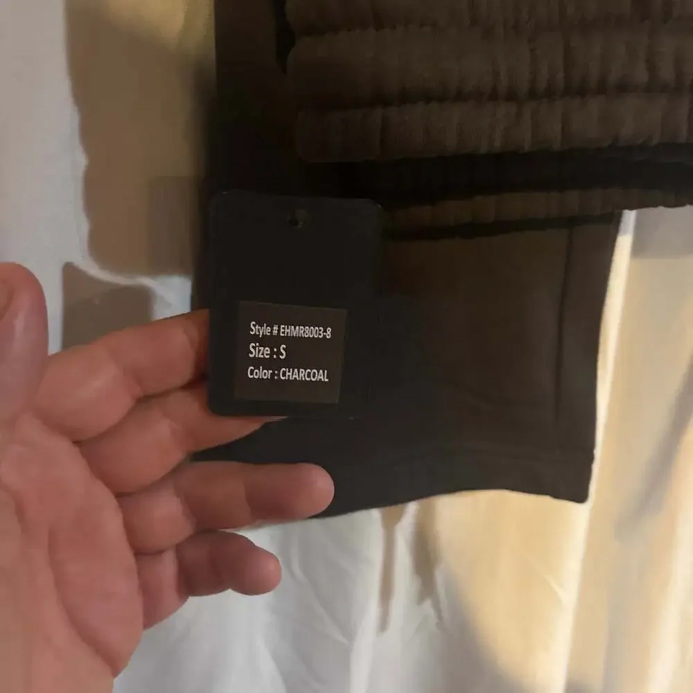 ED By Ed Hardy Men's Death or Glory Skull Graphic Sweatpants Charcoal NWT - Picture 2 of 3